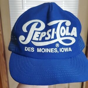 Pepsi-Cola Blue Trucker Hat